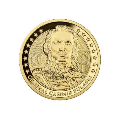 Kazimierz Pułaski – Dukat 1/2 oz - Mennica Polska 2023 Gold Coin - 1
