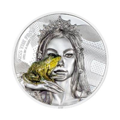 Kiss The Frog Eye of a Fairytale 2023 2 Ounce 62.20 Gram Silver Coin (999.9) - 2