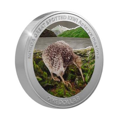  Kiwi Colored 2024 1 Ons 31.10 Gram Gümüş Sikke Coin (999) - 2
