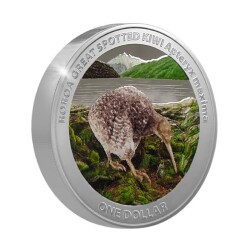 Kiwi Colored 2024 1 Ounce 31.10 Gram Silver Coin (999) - 2