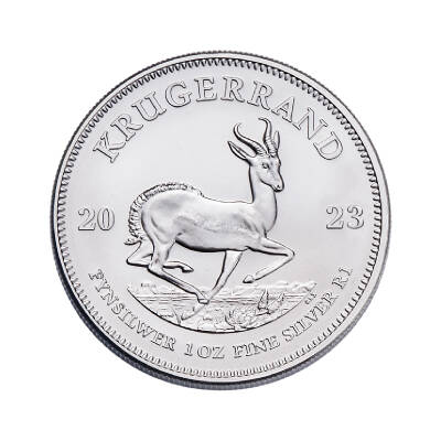 Krugerrand (2023) 1 Ons Gümüş Sikke Coin (999.9) - 1