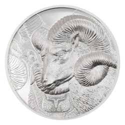 Magnificent Argali 2022 1 Ons 31.10 Gram Gümüş Sikke Coin (999) - 2