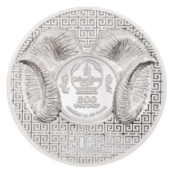 Magnificent Argali 2022 1 Ons 31.10 Gram Gümüş Sikke Coin (999) - 3