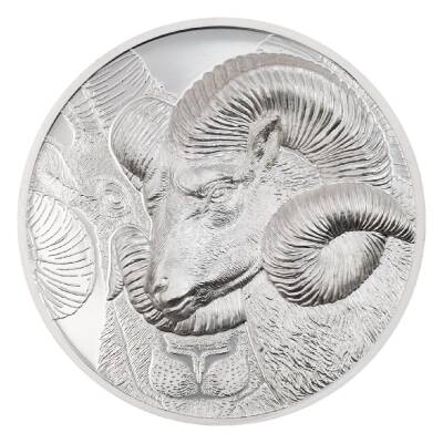 Magnificent Argali 2022 1 Ounce 31.10 Gram Silver Coin (999) - 2