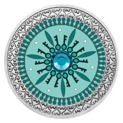  Medal Mandala Faith Proof 16 Gram Gümüş Coin 999 - 1