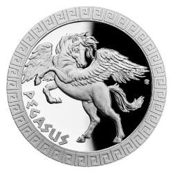 Mythical Creatures Pegasus Proof 1 Ons Gümüş Sikke Coin (999.0) - 1