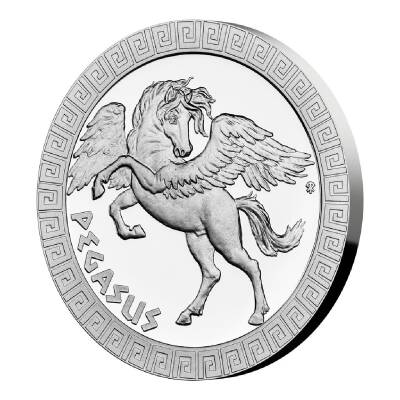 Mythical Creatures Pegasus Proof 1 Ons Gümüş Sikke Coin (999.0) - 2