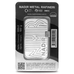 Nadir 100 Gram Külçe Gümüş (999.0) - 2