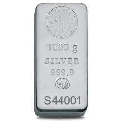 Nadir 1000 Gram Certified Silver Bar (999.9) - 1