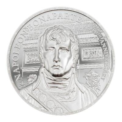 Napoleon 200. Anniversary 1 Ounce 31.10 Gram Silver Coin (999) - 2