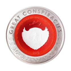 New World Order Great Conspiracie 2021 2 Ons 62.20 Gram Gümüş Sikke Coin (999) - 3