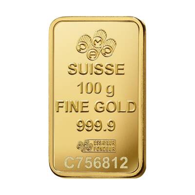 Pamp Suisse 100 Gram Altın (999.9) 24 Ayar Külçe Altın - 3