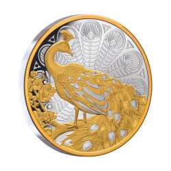 Peacock 2024 1 Ons 31.10 Gram Gümüş Sikke Coin (999) - 2
