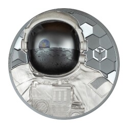 Real Heroes Astronaut 2024 3 Ons 93.30 Gram Gümüş Sikke Coin (999.9) - 2