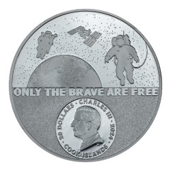 Real Heroes Astronaut 2024 3 Ounce 93.30 Gram Silver Coin (999.9) - 3