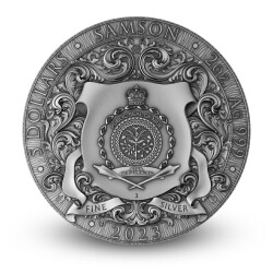  Samson 2 Ounce 62.20 Gram Silver Coin (999) - 2