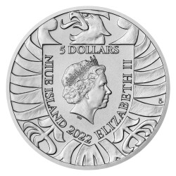 Silver 2 Oz Bullion Coin Czech Lion 2022 stand (Ag 999 / 62,20 g /37 mm/ st) - 2