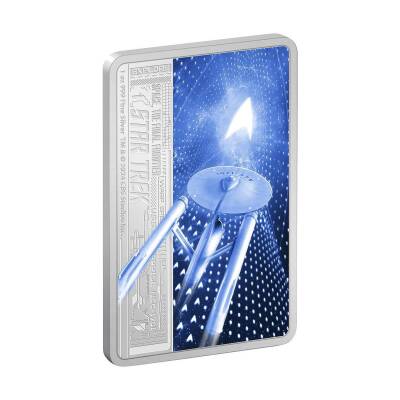 Space The Final Frontier Star Trek 2024 1 Ons 31.10 Gram Gümüş Sikke Coin (999) - 2