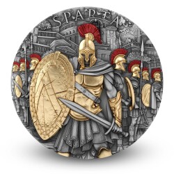 Sparta 2 Ounce 62.20 Gram Silver Coin (999) - 1