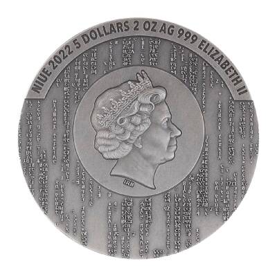 The Matrix 2023 2 Ons 62.20 Gram Gümüş Sikke Coin (999) - 3