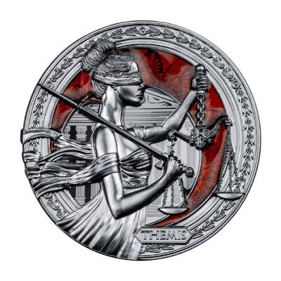 Themis 2022 1 Ounce 31.10 Gram Silver Coin (999) - 1