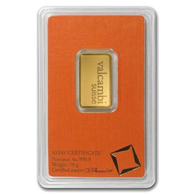 Valcambi 10 Gram Orange Bar Altın (999.9) 24 Ayar Külçe Altın - 2