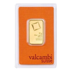 Valcambi 20 Gram Orange Gold (999.9) 24 K Gold Bar - 1