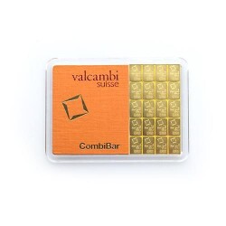Valcambi 20 x 1 Gram Combibar (999.9) 24 K Gold Bar - 1