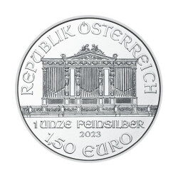 Vienna Philharmonic (2023) 1 Ons Gümüş Sikke Coin (999.9) - 2
