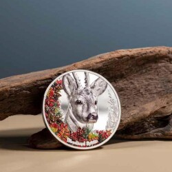 Woodland Spirits Deer 2022 1 Ons 31.10 Gram Gümüş Sikke Coin (999) - 3